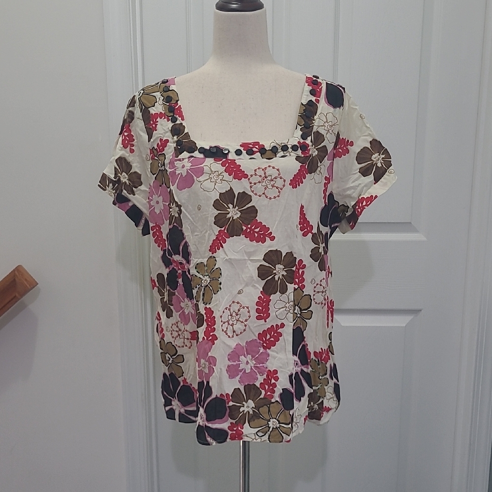 Venezia Floral Women's Top - Multicolor